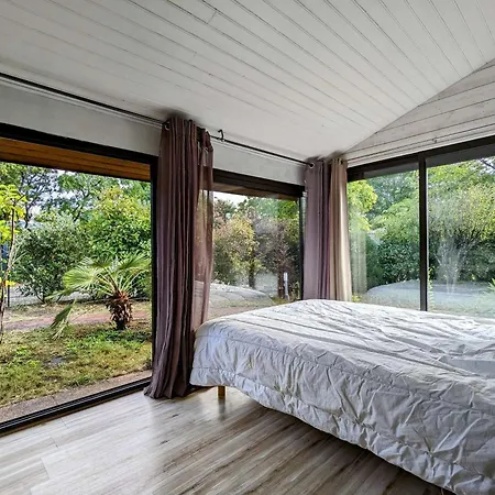 Maison En Bois Charmante Proche - 9 Pers. - Fr-1-877-31 Chalé Biscarrosse