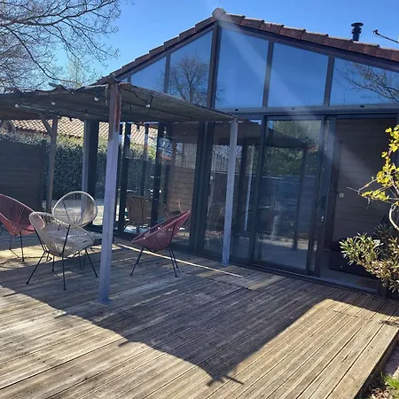 Chalet Maison En Bois Charmante Proche - 9 Pers. - Fr-1-877-31 Biscarrosse